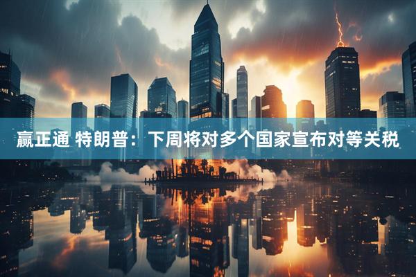 赢正通 特朗普：下周将对多个国家宣布对等关税