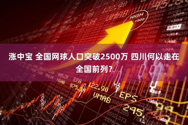 涨中宝 全国网球人口突破2500万 四川何以走在全国前列？