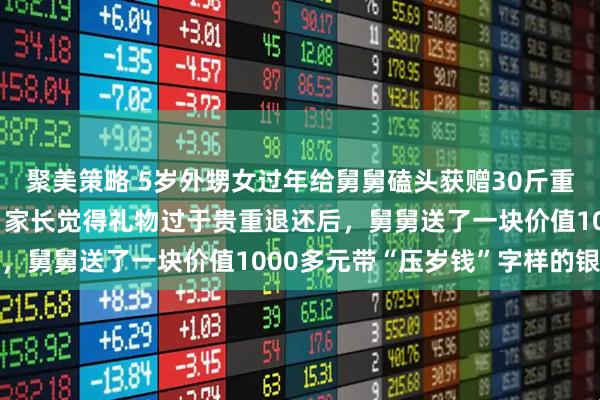 聚美策略 5岁外甥女过年给舅舅磕头获赠30斤重银砖，价值30多万元，家长觉得礼物过于贵重退还后，舅舅送了一块价值1000多元带“压岁钱”字样的银砖